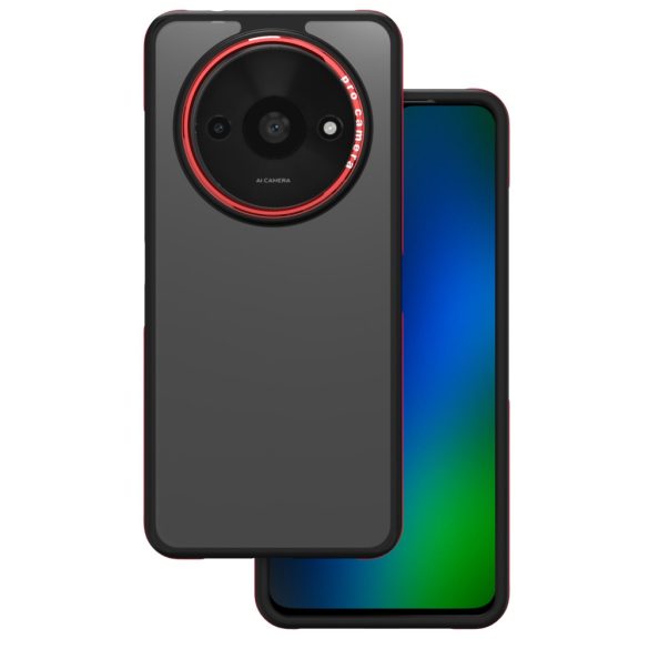Crystal Black tok Xiaomi Redmi A3 - piros