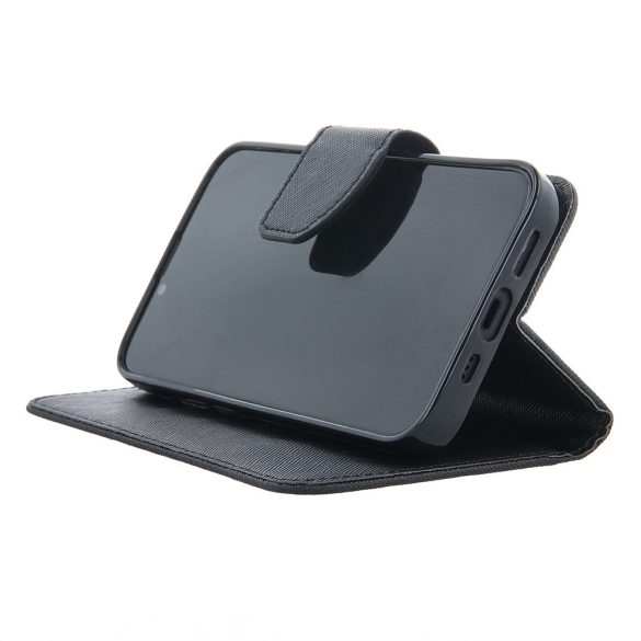 Smart Fancy könyvtok iPhone 16 Pro Max - fekete