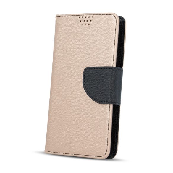 Smart Fancy könyvtok iPhone 16 Plus - fekete-arany színű
