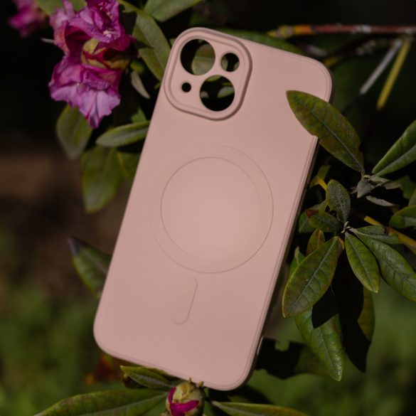 Simple Color MagSafe-kompatibilis tok iPhone 16 Plus - rózsaszín