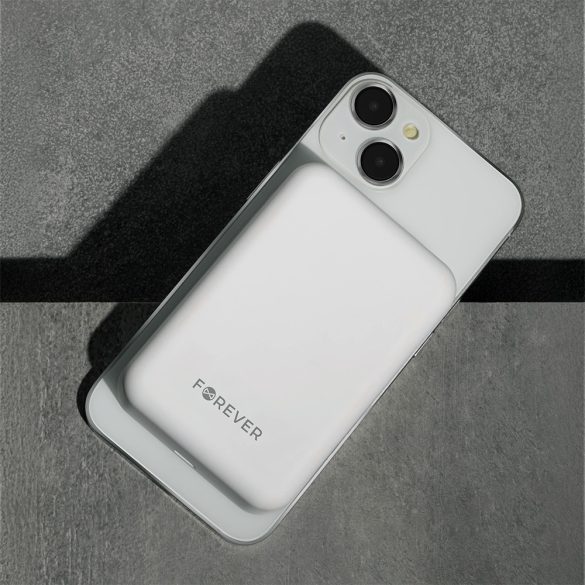 Forever MATB-400 vezeték nélküli powerbank 20W 10000mAh - fehér