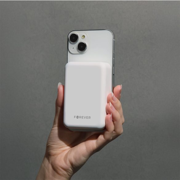 Forever MATB-400 vezeték nélküli powerbank 20W 10000mAh - fehér