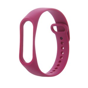 Szilikon szíj Xiaomi Mi Band 9 málnapiros
