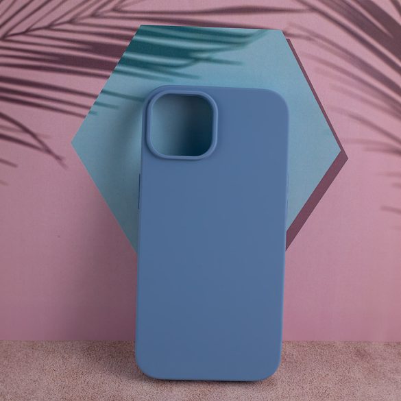 Solid Silicon tok iPhone 16 Plus - világoskék
