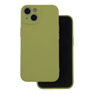 Silicon tok iPhone 16 Plus - olívazöld
