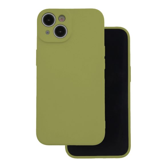 Silicon tok iPhone 16 Plus - olívazöld