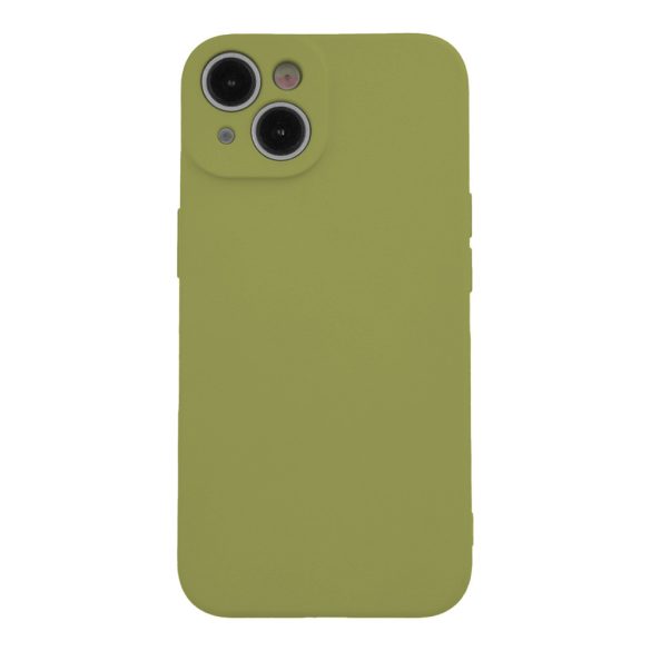 Silicon tok iPhone 16 Plus - olívazöld