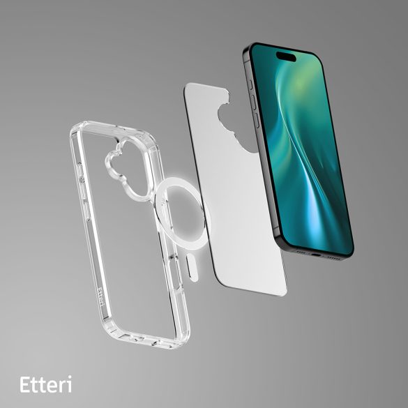 Etteri Hybrid MagSafe-kompatibilis tok iPhone 16 Plus - átlátszó