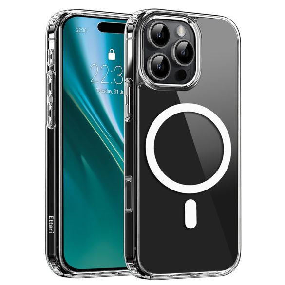 Etteri Hybrid MagSafe-kompatibilis tok iPhone 16 Pro Max - átlátszó