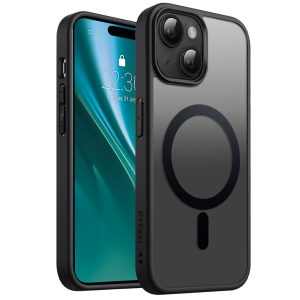 Etteri Matt MagSafe-kompatibilis tok iPhone 14 - fekete