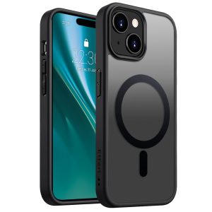 Etteri Matt MagSafe-kompatibilis tok iPhone 15 - fekete