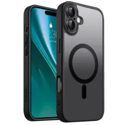 Etteri Matt MagSafe-kompatibilis tok iPhone 16 Plus - fekete