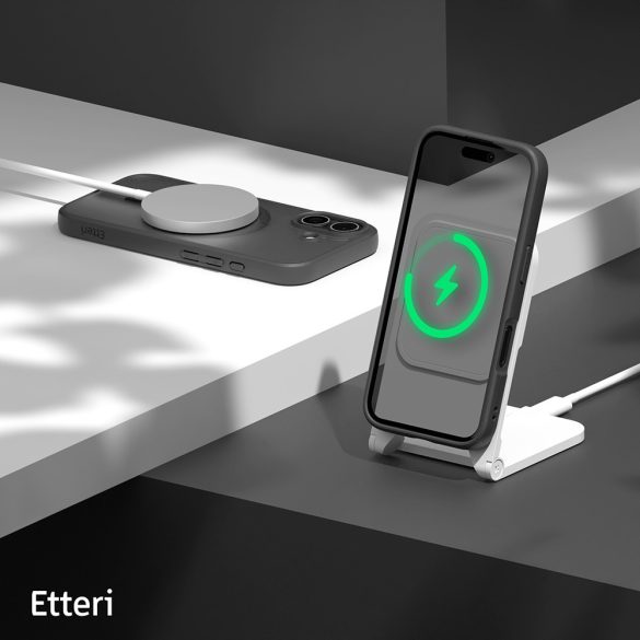 Etteri Matt MagSafe-kompatibilis tok iPhone 16 Plus - fekete