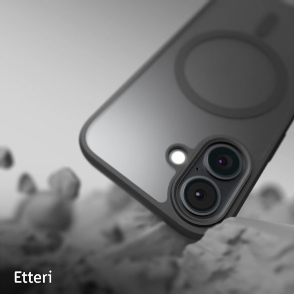 Etteri Matt MagSafe-kompatibilis tok iPhone 16 Plus - fekete