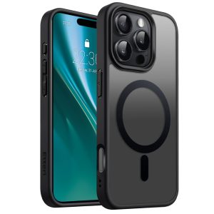 Etteri Matt MagSafe-kompatibilis tok iPhone 16 Pro Max - fekete