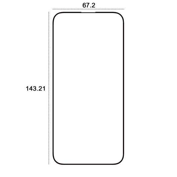 Etteri 9D edzett üveg iPhone 15 Pro