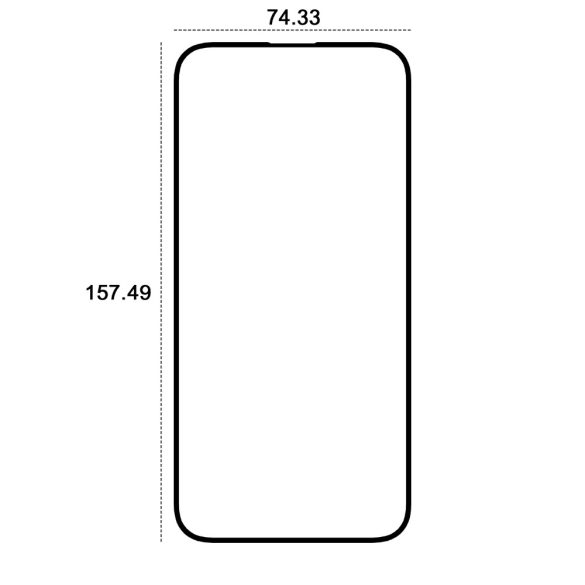 Etteri 9D edzett üveg iPhone 16 Plus