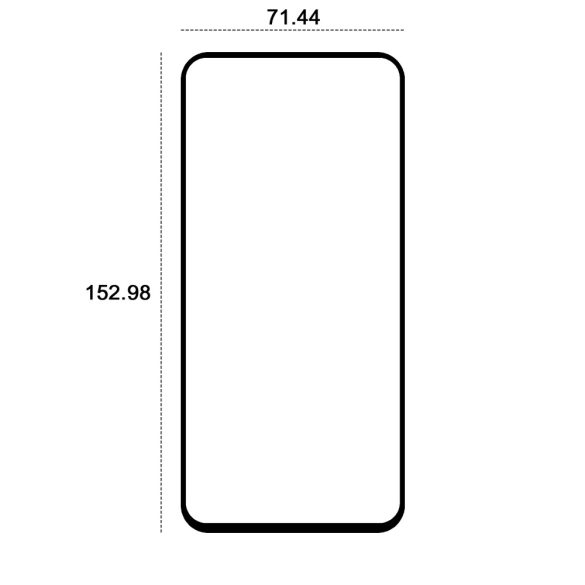 Etteri 9D edzett üveg Samsung Galaxy S23 FE