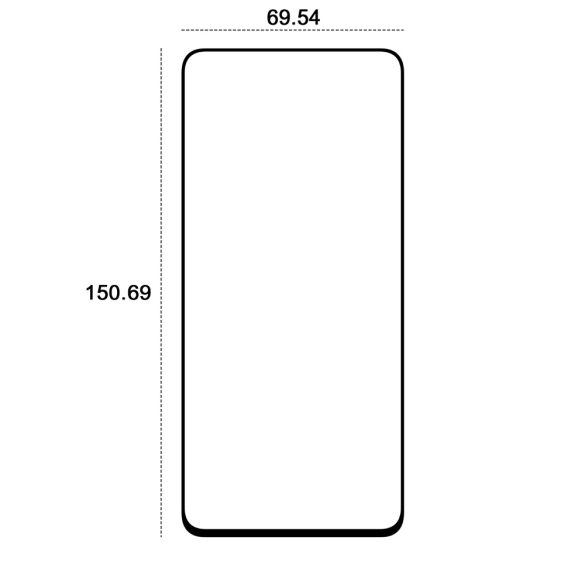 Etteri 9D edzett üveg Samsung Galaxy S21 FE