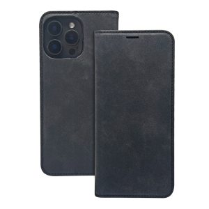 Smart Suede könyvtok Samsung Galaxy A15 4G/5G - fekete