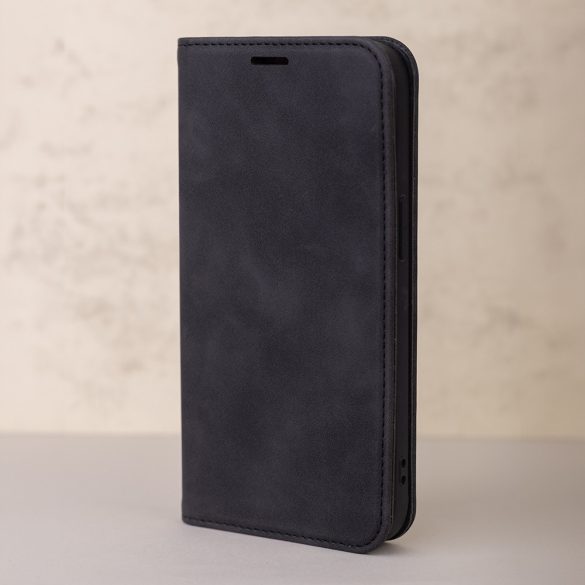 Smart Suede könyvtok Samsung Galaxy A15 4G/5G - fekete