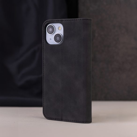 Smart Suede könyvtok Samsung Galaxy A15 4G/5G - fekete