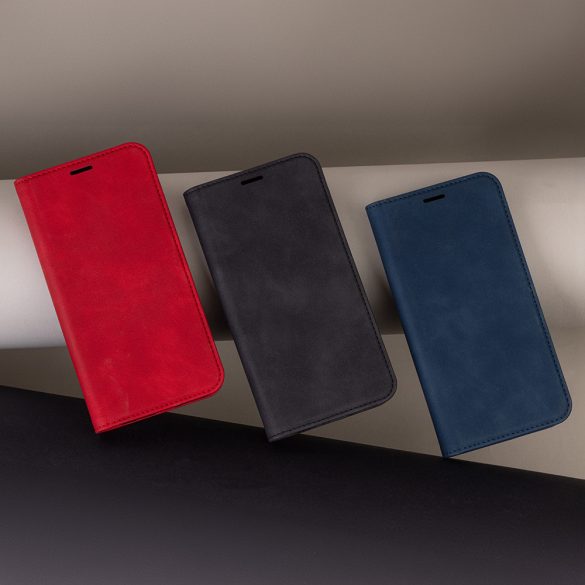 Smart Suede könyvtok Samsung Galaxy A15 4G/5G - fekete