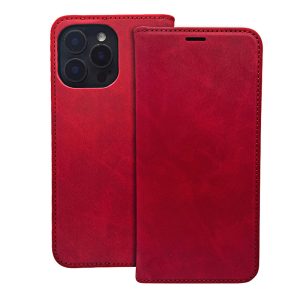 Smart Suede könyvtok Samsung Galaxy A15 4G/5G - piros