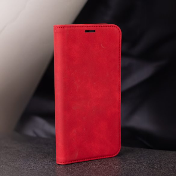Smart Suede könyvtok Samsung Galaxy A15 4G/5G - piros