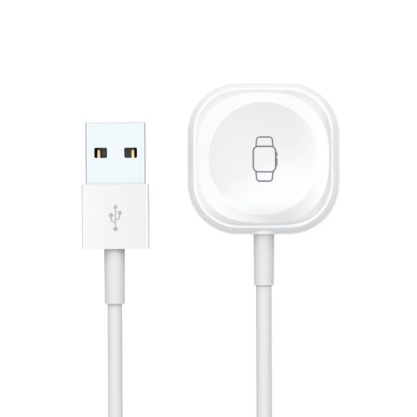 Forever MASM-100 vezeték nélküli töltő Apple Watchhoz 3W - fehér