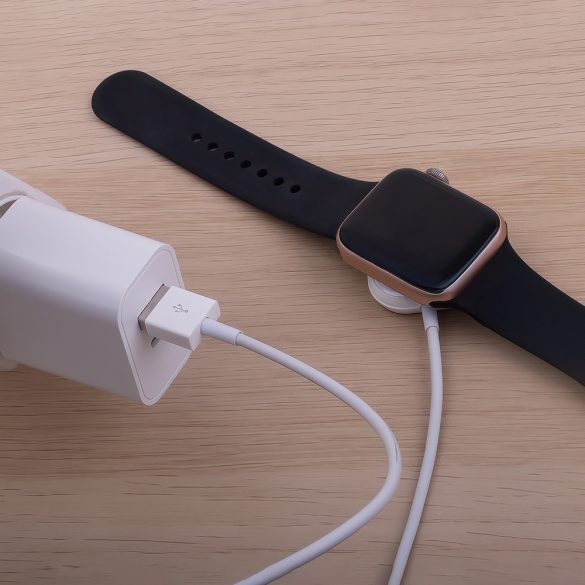 Forever MASM-100 vezeték nélküli töltő Apple Watchhoz 3W - fehér