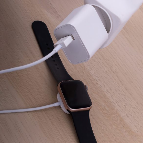 Forever MASM-100 vezeték nélküli töltő Apple Watchhoz 3W - fehér