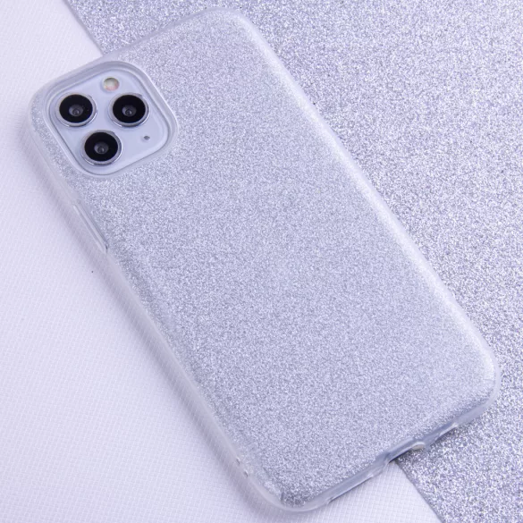 Glitter 3in1 tok Samsung Galaxy A06 5G - ezüst színű