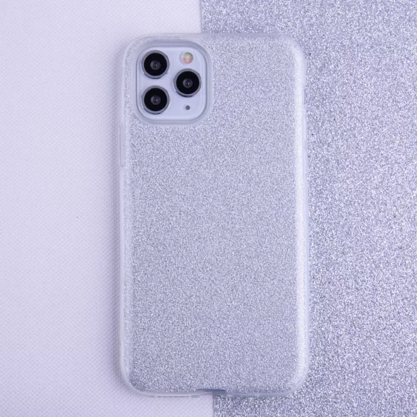 Glitter 3in1 tok Samsung Galaxy A06 5G - ezüst színű