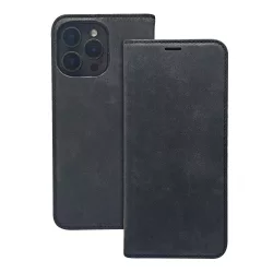 Smart Suede könyvtok Honor 400 - fekete