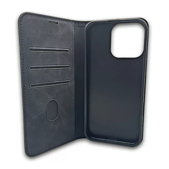 Smart Suede könyvtok Honor 400 - fekete