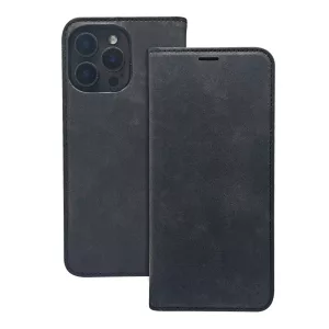 Smart Suede könyvtok Honor 400 Lite - fekete