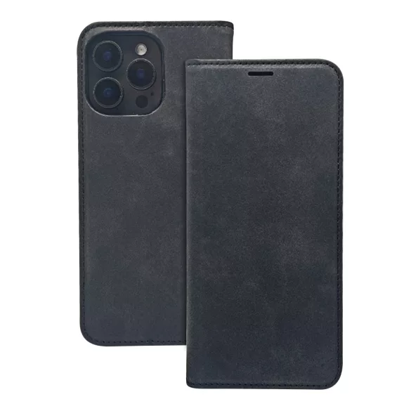 Smart Suede könyvtok Honor 400 Lite - fekete