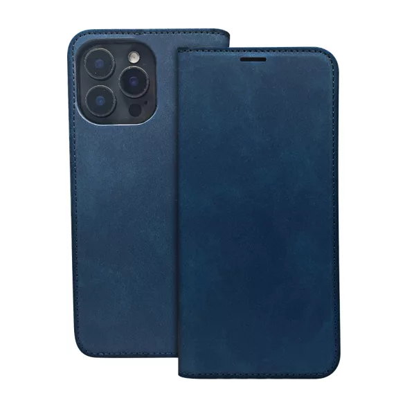 Smart Suede könyvtok Honor 400 Lite - tengerészkék