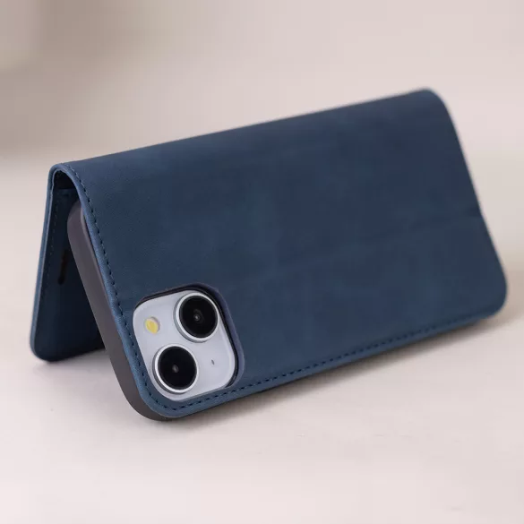 Smart Suede könyvtok Honor 400 Lite - tengerészkék