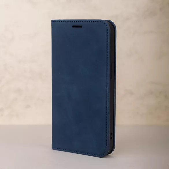 Smart Suede könyvtok Honor 400 Lite - tengerészkék