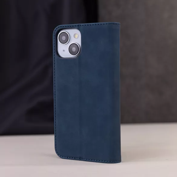 Smart Suede könyvtok Honor 400 Lite - tengerészkék