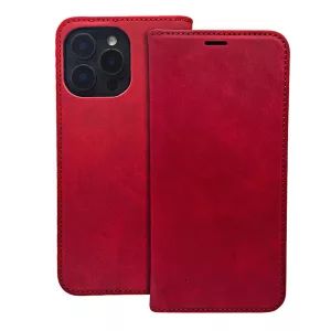 Smart Suede könyvtok Honor 400 Lite - piros