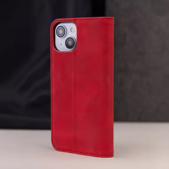 Smart Suede könyvtok Honor 400 Lite - piros