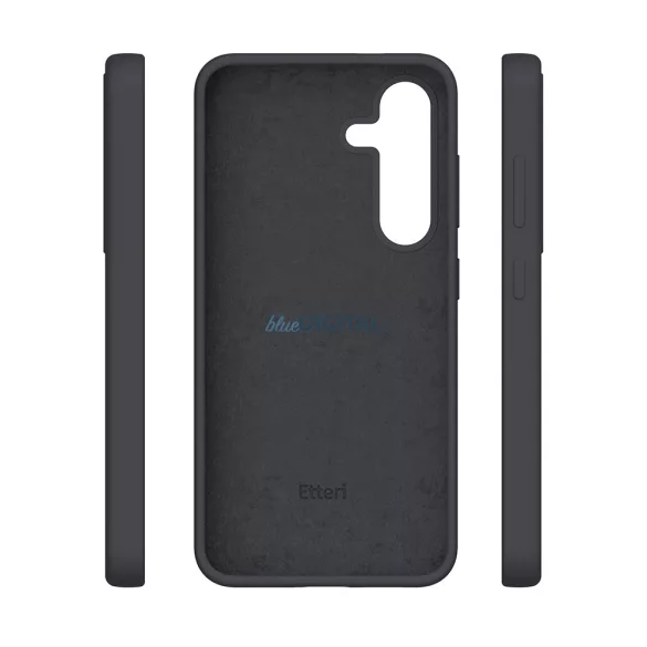 Etteri Silicone MagSafe-kompatibilis tok Samsung Galaxy S25 Edge - fekete