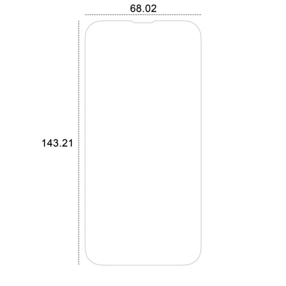 Etteri 7H oleofób hibrid üveg iPhone 13