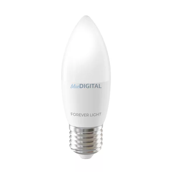Forever Light Izzó LED E27 C37 7.2W 840lm 3000K energiaosztály E