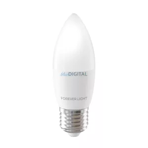 Forever Light Izzó LED E27 C37 7.2W 840lm 4000K energiaosztály E
