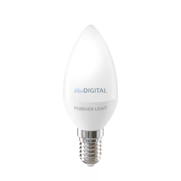 Forever Light Izzó LED E14 C37 2.2W 260lm 4000K energiaosztály E