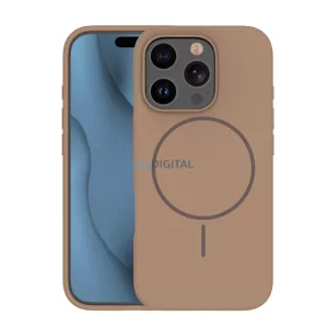 Silicone Thin MagSafe-kompatibilis tok iPhone Air - barna